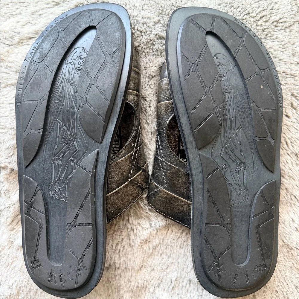 Mark Nason Leather Slides - Picture 5 of 9